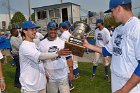 Baseball vs Babson  Wheaton College Baseball players celebrate their victory over Babson to win the NEWMAC Championship for the third year in a row. - (Photo by Keith Nordstrom) : Wheaton, baseball, NEWMAC